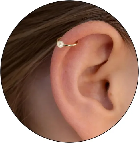 Vista 8 de Variedad de Pendientes de Aro para Cartílago