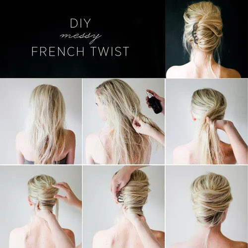 Vista 5 de 12 bandas para el cabello para mujer, accesorios para el cabello (negro)
