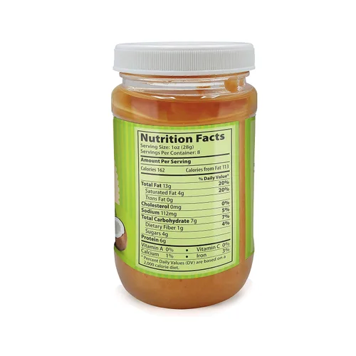 Vista 2 de Hawaii Selection /Mantequilla de maní/Estilo premium para el hogar/Coco/8oz (255g)