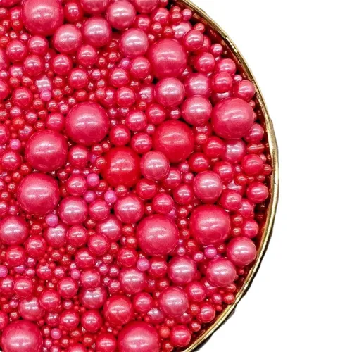 Vista 15 de Gránulos de perlas verdes, chispas para pasteles, chispas de galletas, perlas de azúcar, perlas de caramelo comestibles, 4.59 oz, 4.6 onzas