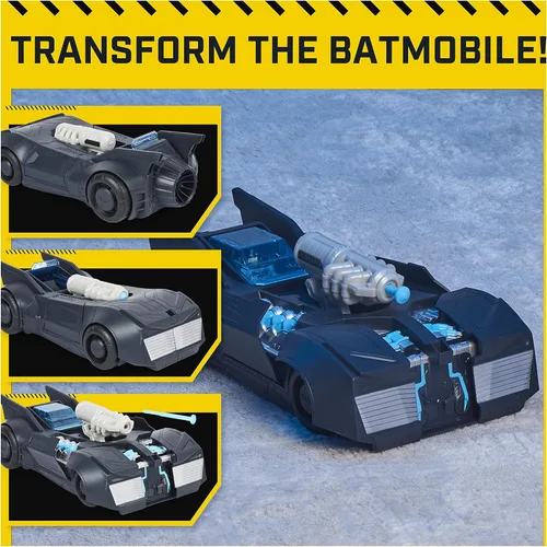 Vista 4 de DC Comics Batman Tech Defender Batmobile, vehículo transformador