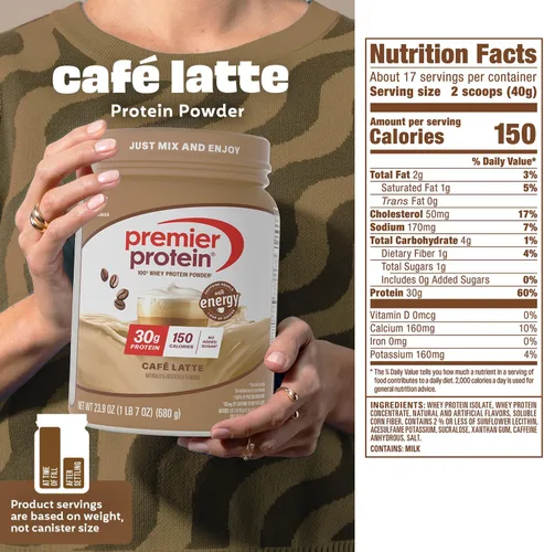 Vista 5 de Premier Protein - Proteína en polvo sabor café, B07W6BBGV6, 1