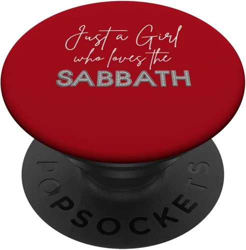 Vista 6 de Just a Girl who Loves the Sabbath. 7th Day Sabbath Keeper PopSockets MagSafe PopGrip for iPhone
