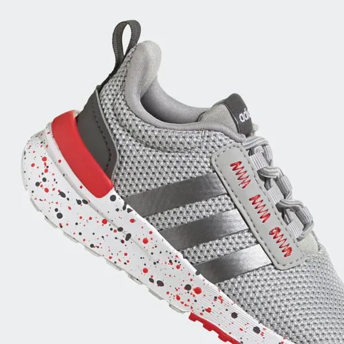 Vista 8 de adidas Tenis Racer TR21 unisex para niños, Gris, Negro