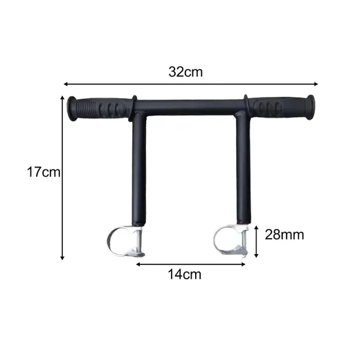 Vista 5 de Generic Extensor de manillar, extensor de mango de cochecito de metal, reposabrazos de extensión universal para cochecito, 1.102 in