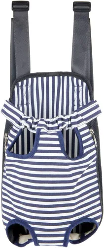 Vista 7 de Mochila ajustable para mascotas, transportador para perros, cachorros y gatos para viajes, senderismo y automóvil, transportador frontal y mochila