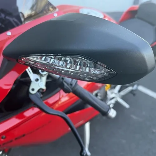 Vista 2 de Worldmotop - Espejo retrovisor lateral ajustable para motocicleta, compatible con Ducati 959 Panigale 2016-2019 1299 Panigale/S/R 2015-2019 2018 2017