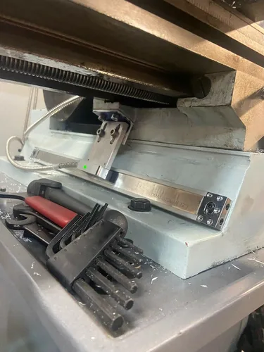 Vista 5 de Juego de codificador de escala magnética de lectura digital DRO de 2 ejes, juego de codificador de escala magnética 5um Bridgeport Torno de metal
