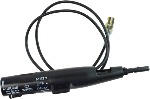 Vista 2 de Interruptor de palanca de brazo de limpiaparabrisas de control de crucero negro para Chevy Truck Pontiac