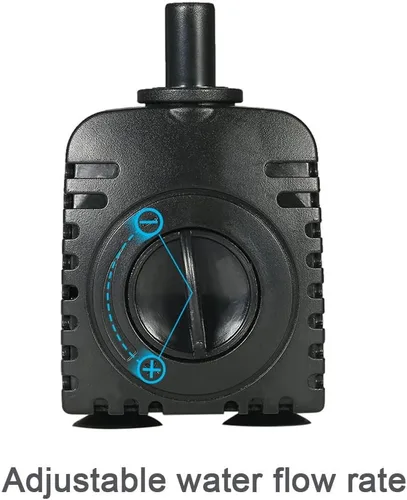 Vista 4 de Decdeal Bomba de agua, AC110V 8W Bomba de agua sumergible para acuario, fuentes de mesa, estanque, jardines de agua y sistemas hidropónicos con 2