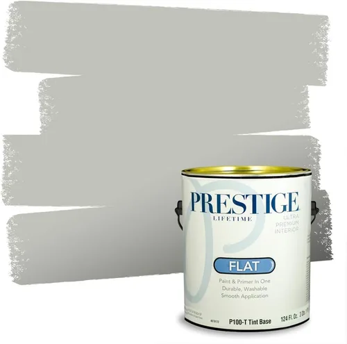 Vista 154 de PRESTIGE Paints - Pintura interior e imprimación en uno, 1 galón, cáscara de huevo, pimienta envejecida