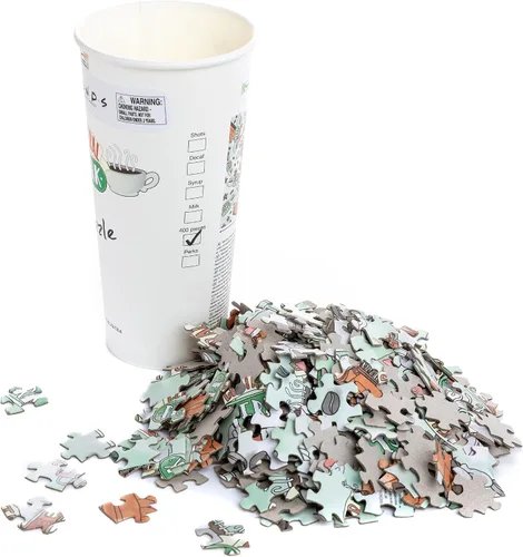 Vista 6 de Friends TV Show Central Perk Coffee Cup Jigsaw - Producto