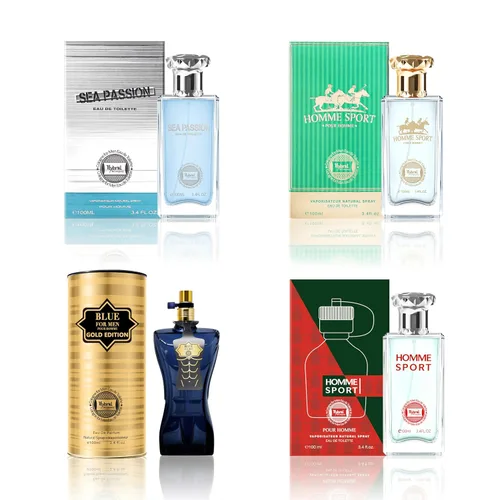 Vista 19 de Hybrid & Company 4 piezas Aqua Di Rinascita Lecno Sea Passion Aqua Deep Blue Aqua Prive Eau De Toilette vaporizador Natural Spray para hombre