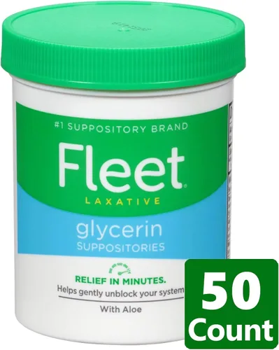 Vista 9 de Fleet - Supositorios de glicerina para adultos, 50 unidades (paquete de 2)