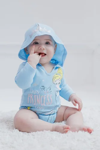 Vista 2 de Disney Princesa Ariel Cenicienta Princesa Belle Baby Girls Cuddly Body recién nacido a bebé Multicolor