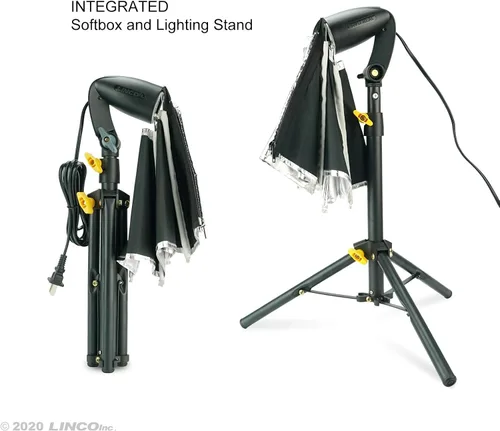Vista 6 de LINCO Lincostore Softbox Kit de iluminación 8x8 Mini mesa 2