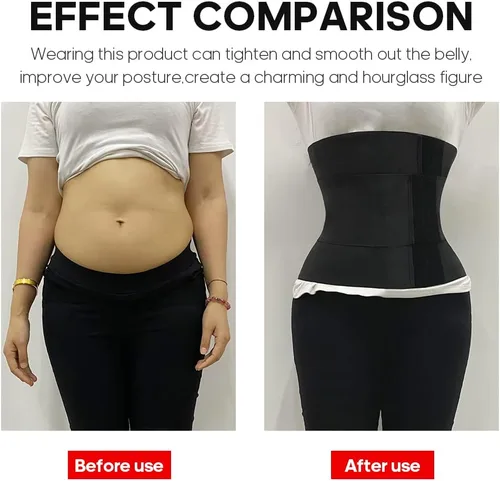 Vista 6 de SHAPERDIVA - Entrenador de cintura para mujer faja de control de abdomen, faja de corsé deportiva, faja de velcro para el cuerpo, moldeador