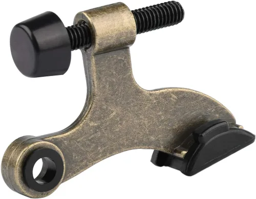 Vista 16 de HOMOTEK Paquete de 12 Topes de Puerta de Latón Antiguo de Pasador de Bisagra, Tope de Puerta Ajustable de Lujo Resistente de 2-1/2"x1-3/4
