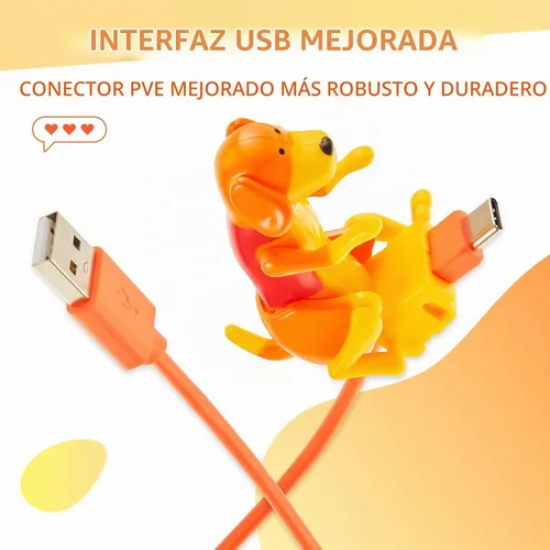 Vista 4 de Frienda - 2 piezas de cable de carga para perros, regalos de temporada de graduación, cable USB para mascotas con transmisión de datos