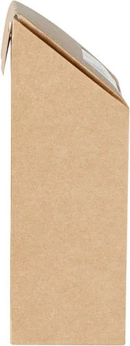 Vista 15 de Restaurantware Cajas de papel para llevar - 1 ventana - Kraft - Ángulo - Caja de 50 ct