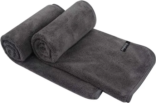 Vista 20 de KinHwa Toallas de mano de microfibra para baño, toallas faciales suaves y absorbentes, toallas de mano grises para baño, paños de lavado para spa