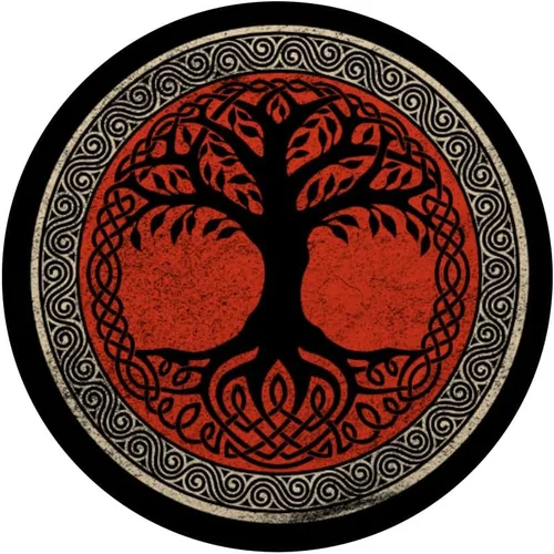 Vista 3 de Viking Tree Yggdrasil Odin Wotan Norse Mythology Valhalla PopSockets PopGrip: agarre intercambiable para teléfonos y tabletas PopSockets estándar