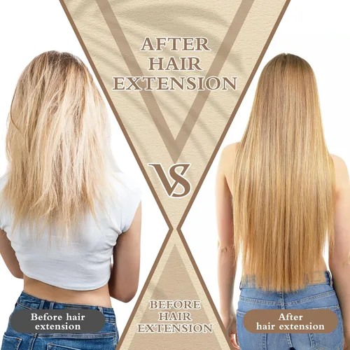 Vista 5 de 4500 cuentas para extensiones de cabello de 0.197 in con forro de silicona, anillos de microenlace, herramientas de extensión de cabello humano, 9