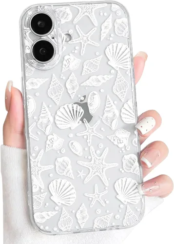 Vista 103 de NITITOP Funda para iPhone 13 Clear Sea Animal - Pez negro Pescado Negro