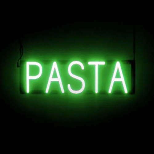 Vista 48 de SpellBrite Señal de PHO para restaurantes Señalización LED azul para restaurantes con LED de neón para empresas 13.2 x 6.3 pulgadas