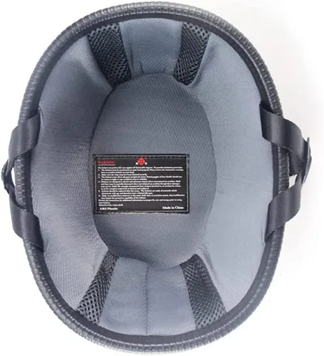Vista 2 de Gorro de perfil bajo para motocicleta, pequeño y ligero, aprobado por DOT, gorra de calavera retro para hombres y mujeres, estilo alemán, novedoso