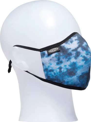 Vista 3 de KEEN womens Together Cotton Face Mask Reusable Azul/Tie Dye