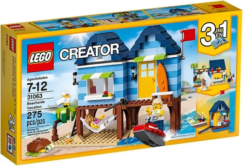 Vista 5 de Juguete para niños de vacaciones en la playa, 31063 Lego Creator