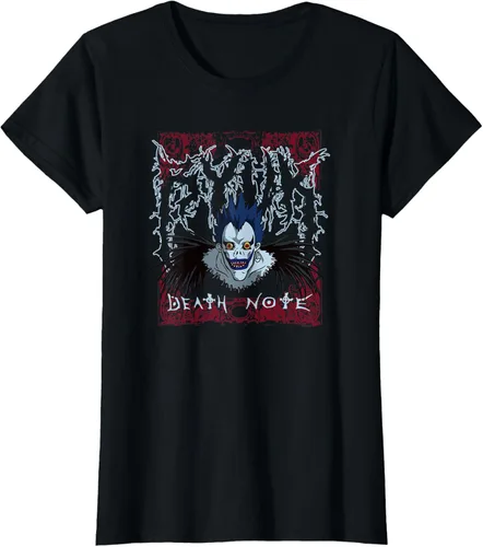 Vista 17 de Death Note Camiseta Ryuk Heavy Metal, Negro, S