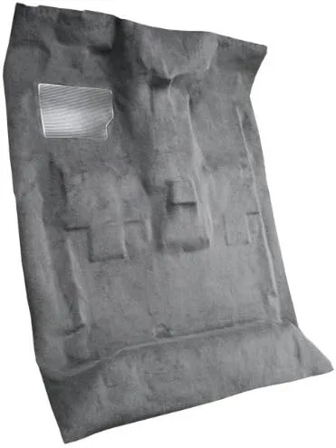 Vista 2 de Alfombra automotriz compatible con camioneta Ford Extended Cab 2008 a 2016, F250 Super Duty, F350, F450 Super Cab (801-pelo de corte de felpa negra)