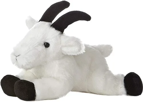 Vista 88 de Aurora® Adorable Mini Flopsie™ Mei Mei™ Animal de peluche, facilidad juguetona, compañeros atemporales, color blanco, 8 pulgadas