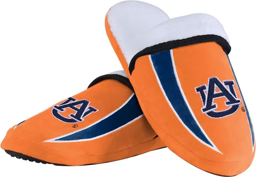 Vista 27 de FOCO mens NCAA College Team Logo Sherpa Moccasin Slippers