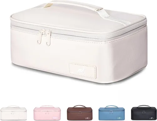 Vista 10 de NOL Natural Organic Lifestyle Bolsa de almuerzo pequeña Mini lonchera Bolsa de almuerzo aislada para hombres/mujeres A prueba de fugas Bolsa térmica