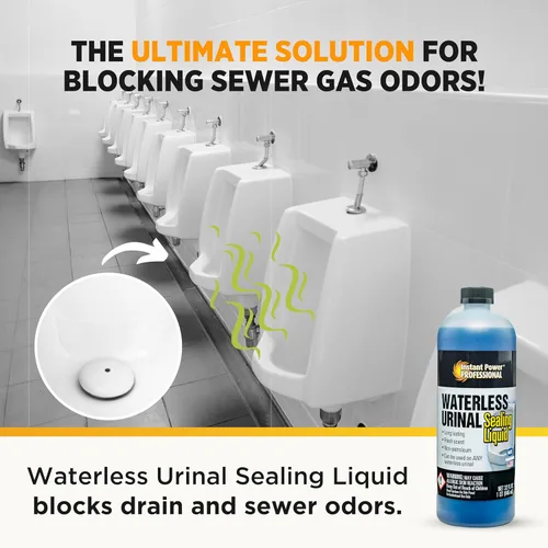 Vista 4 de Instant Power Líquido profesional de sellado de orina sin agua, removedor de orina para manchas y olores, desordorizador de orina, suministros