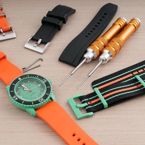 Vista 7 de StrapHabit Juego de destornilladores hexagonales para Blancpain X Swatch Scuba Fifty Fathoms - Kit de herramientas esenciales para reloj