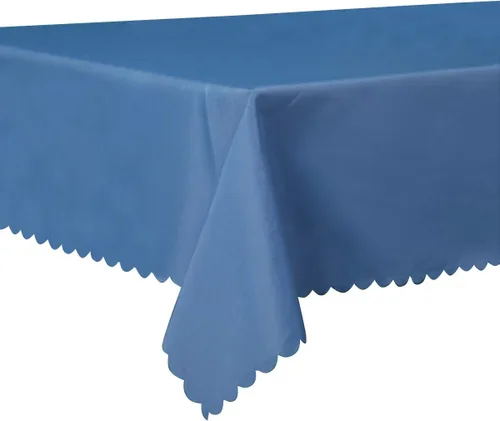 Vista 11 de Queenbox - Mantel rectangular rectangular de poliéster para bodas, fiestas, hoteles, restaurantes
