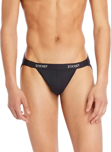 Vista 2 de 2(X)IST Paquete de 3 correas Micro Speed Dri Jock para hombre Negro/Carbón/Varsity azul marino