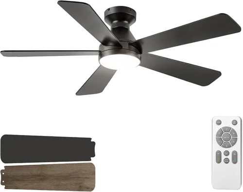Vista 8 de QUTWOB ventilador de techo105-42BE Bronce