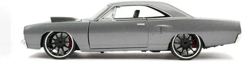Vista 4 de Jada Fast & Furious 1:24 Dom's 1970 Plymouth Roadrunner - Coche fundido a presión, juguetes para niños y adultos