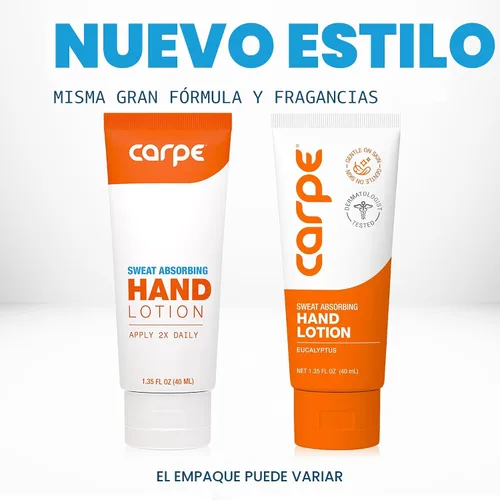 Vista 6 de Carpe loción antitranspirante para manos Dermatologist-Recommended Hand Antiperspirant, Helps Stop Hand Sweat, Non-Greasy & Quick-Drying