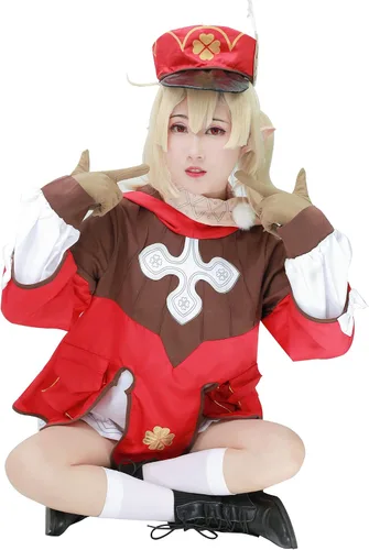 Vista 2 de DAZCOS Disfraz de Sangonomiya Kokomi Venti Klee para cosplay de Genshin para Halloween