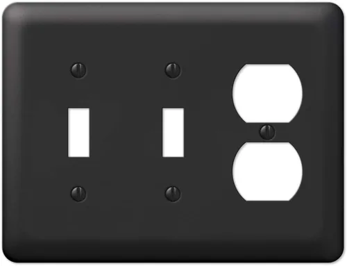 Vista 15 de Amerelle Devon Single Rocker - Placa de pared de acero en almendra