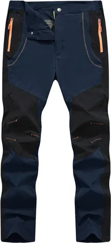 Vista 36 de TBMPOY Pantalones cargo de senderismo para hombre, ligeros, impermeables, de secado rápido, pantalones de montaña, pesca, camping