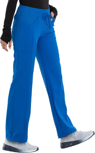 Vista 6 de Cherokee Womens Infinty Low Rise Straight Leg Drawstring Scrub Pant