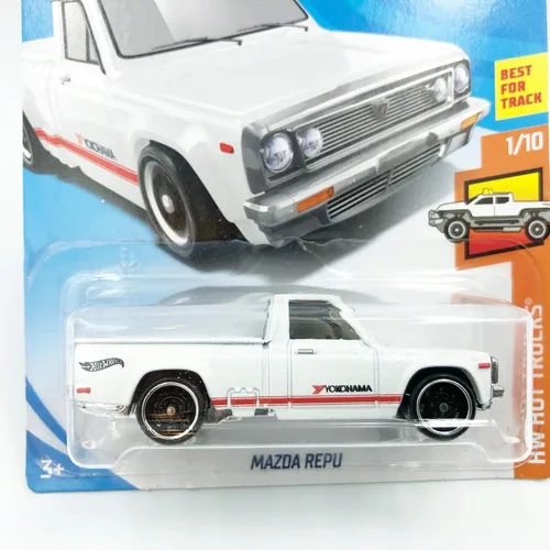 Vista 2 de Hot Wheels 2018 50 aniversario HW Hot Trucks Mazda Repu 204/365, blanco